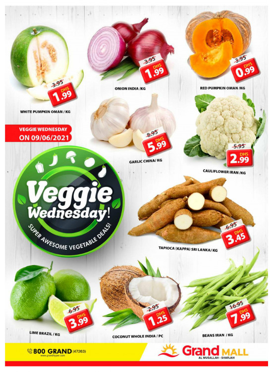 Veggie Wednesday - Grand Mall Sharjah