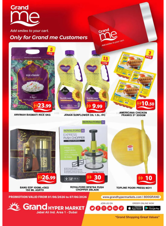 Grand Me Deals - Grand Hypermarket Jebel Ali