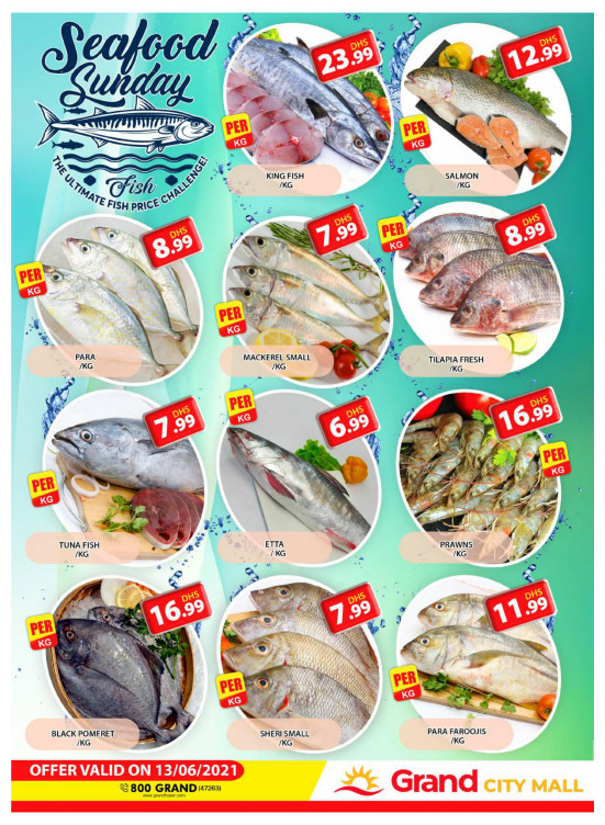 Seafood Sunday - Grand City Mall