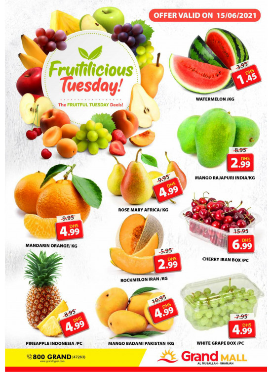 Fruitilicious Tuesday - Grand Mall Sharjah