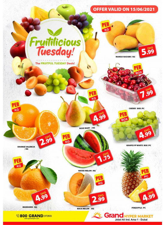 Fruitilicious Tuesday - Grand Hypermarket Jebel Ali