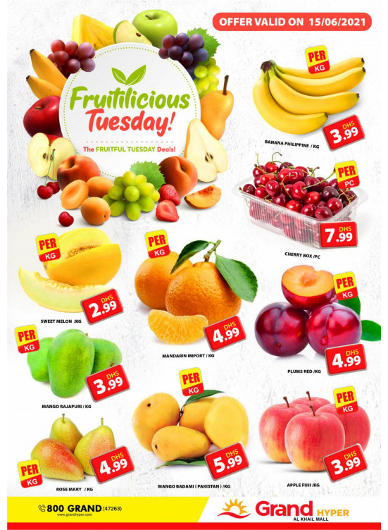 Fruitilicious Tuesday - Grand Hyper Al Khail Mall