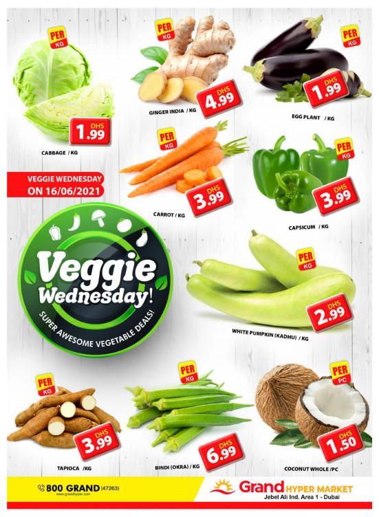 Veggie Wednesday - Grand Hypermarket Jebel Ali