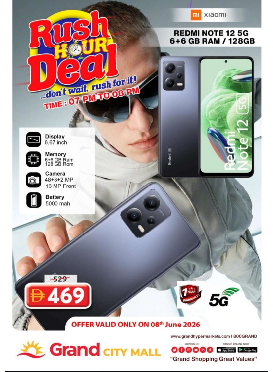 Rush Hour Deal - Grand City Mall