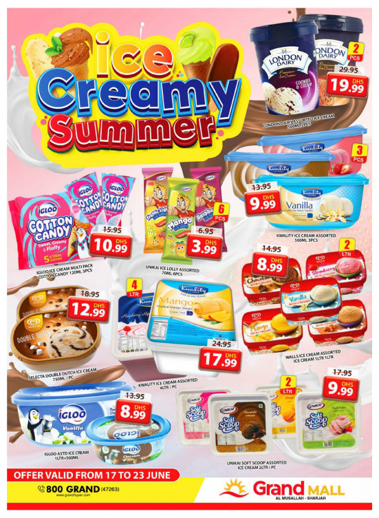 Ice Creamy Summer - Grand Mall Sharjah