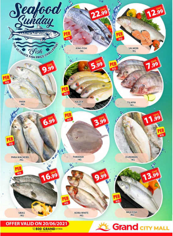 Seafood Sunday - Grand City Mall