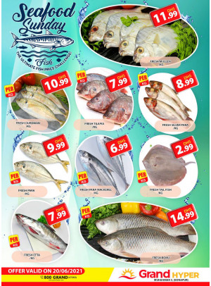 Seafood Sunday - Grand Hyper Muhaisnah