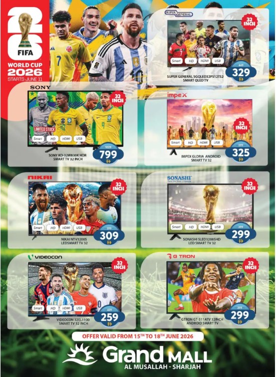 World Cup 2026 - Grand Mall Sharjah