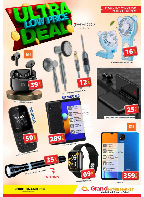 Ultra Low Price Deal - Grand Hypermarket Jebel Ali