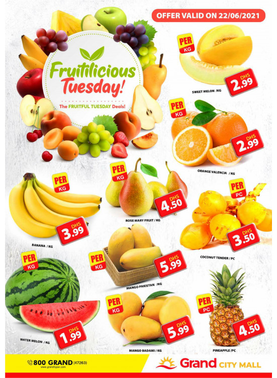 Fruitilicious Tuesday - Grand City Mall