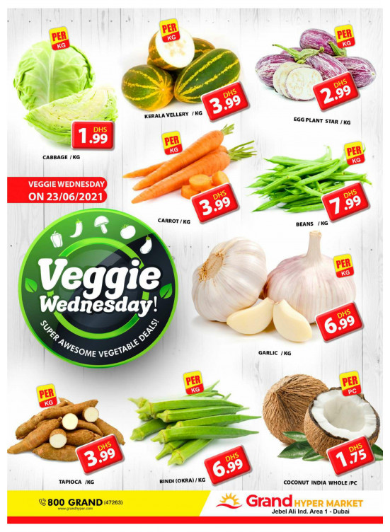 Veggie Wednesday - Grand Hypermarket Jebel Ali