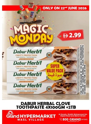Magic Monday - Grand Hyper Wasl Village