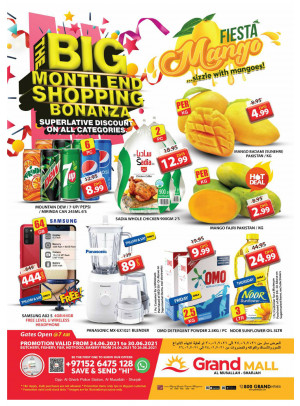 Big Month End Shopping Bonanza - Grand Mall Sharjah