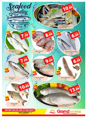 Seafood Sunday - Grand Hyper Muhaisnah