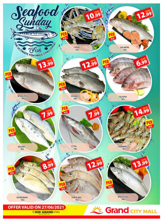 Seafood Sunday - Grand City Mall