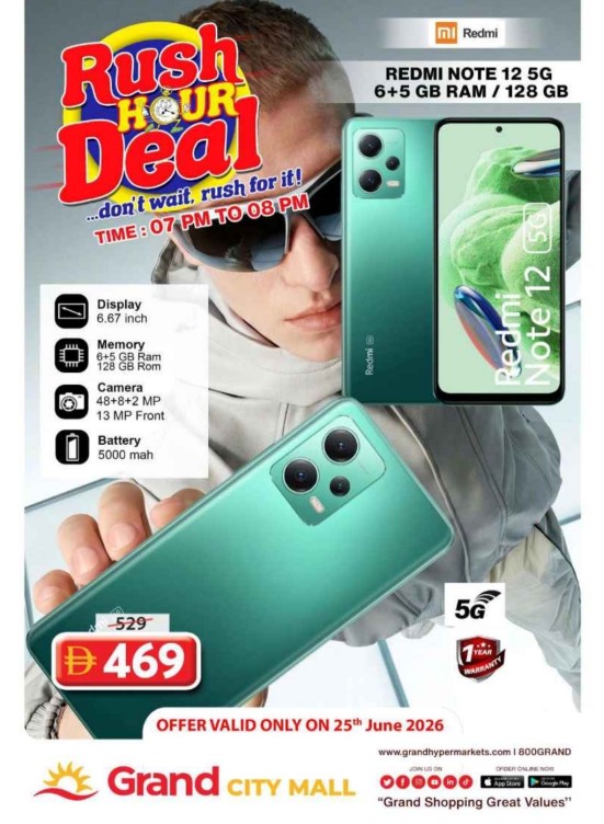 Rush Hour Deal - Grand City Mall