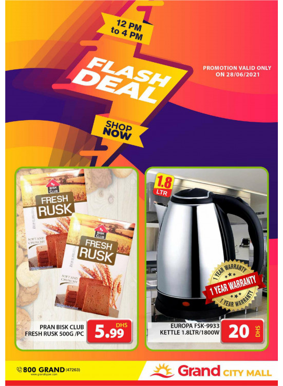 Flash Deal - Grand City Mall