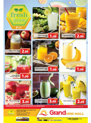 Fresh Juice Fest - Grand Mini Mall