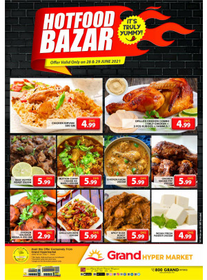 Hot Food Bazar - Grand Hypermarket Jebel Ali