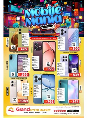 Mobile Mania - Grand Hypermarket Jebel Ali