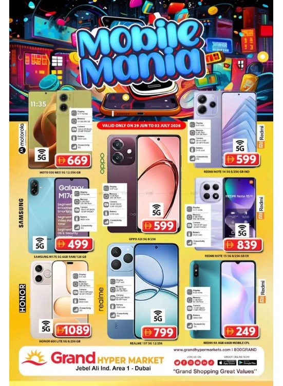 Mobile Mania - Grand Hypermarket Jebel Ali