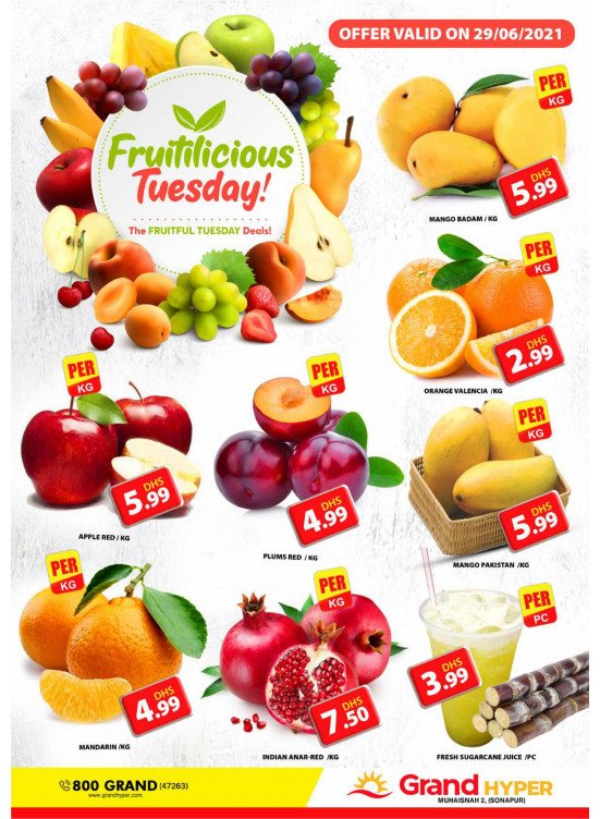 Fruitilicious Tuesday - Grand Hyper Muhaisnah