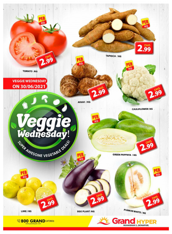 Veggie Wednesday - Grand Hyper Muhaisnah