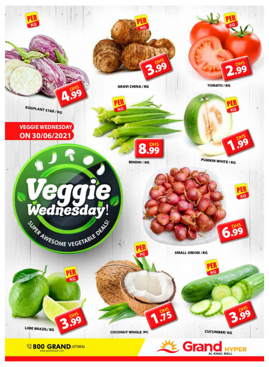 Veggie Wednesday - Grand Hyper Al khail Mall