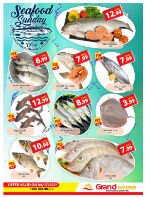 Seafood Sunday - Grand Hyper Muhaisnah