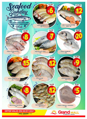 Seafood Sunday - Grand Mall Sharjah