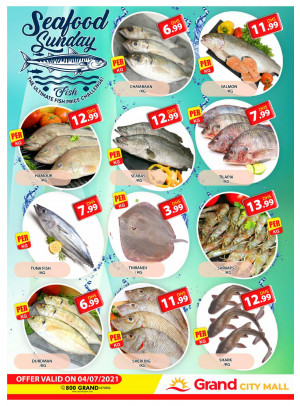 Seafood Sunday - Grand City Mall