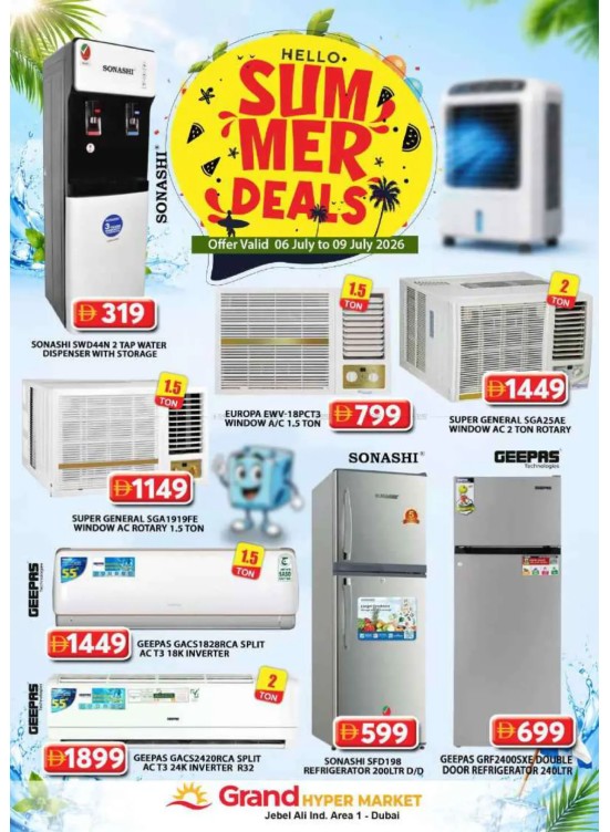 Summer Deals - Grand Hypermarket Jebel Ali