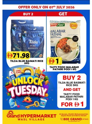 Unlock Tuesday - Grand Hyper Wasl Village