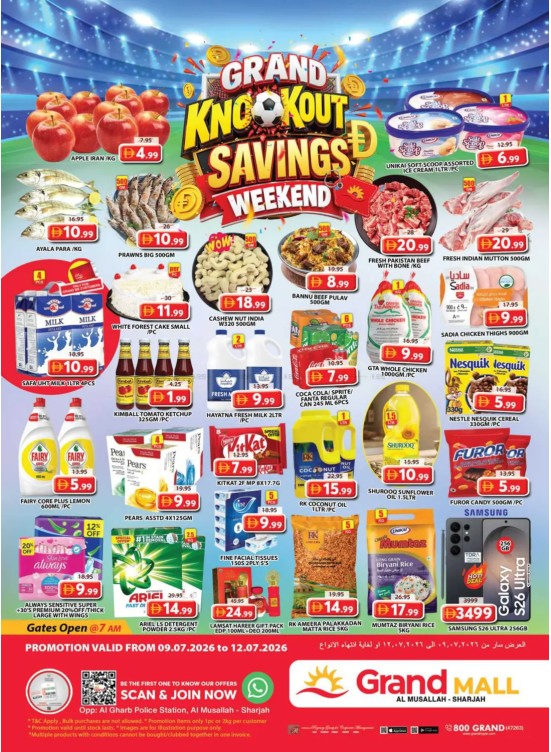 Weekend Deals - Grand Mall Sharjah