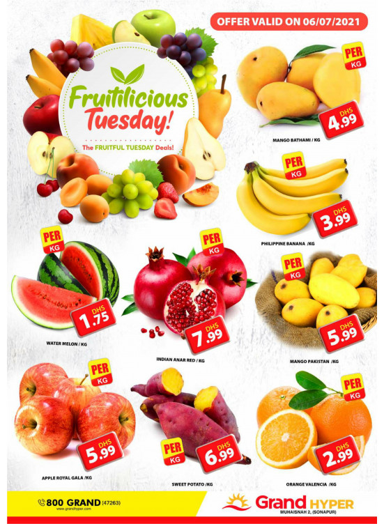 Fruitilicious Tuesday - Grand Hyper Muhaisnah
