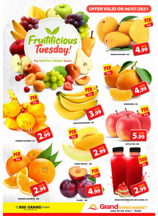 Fruitilicious Tuesday - Grand Hypermarket Jebel Ali