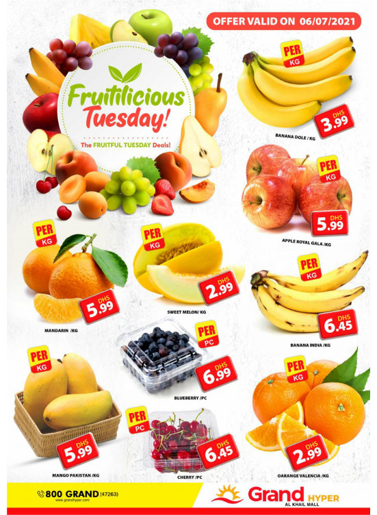 Fruitilicious Tuesday - Grand Hyper Al Khail Mall