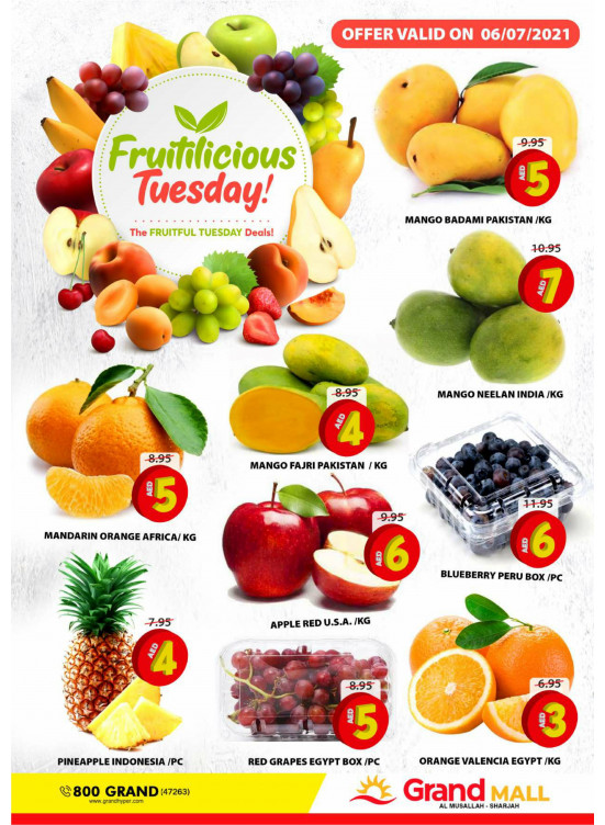 Fruitilicious Tuesday - Grand Mall Sharjah
