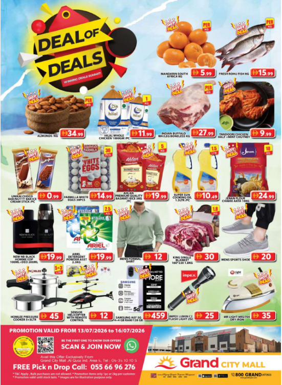 Midweek Deals - Grand City Mall