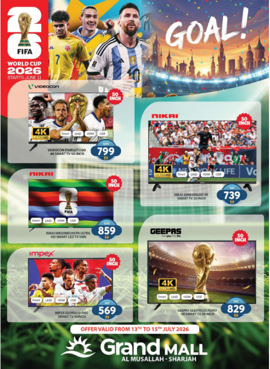 World Cup 2026 Deals - Grand Mall Sharjah