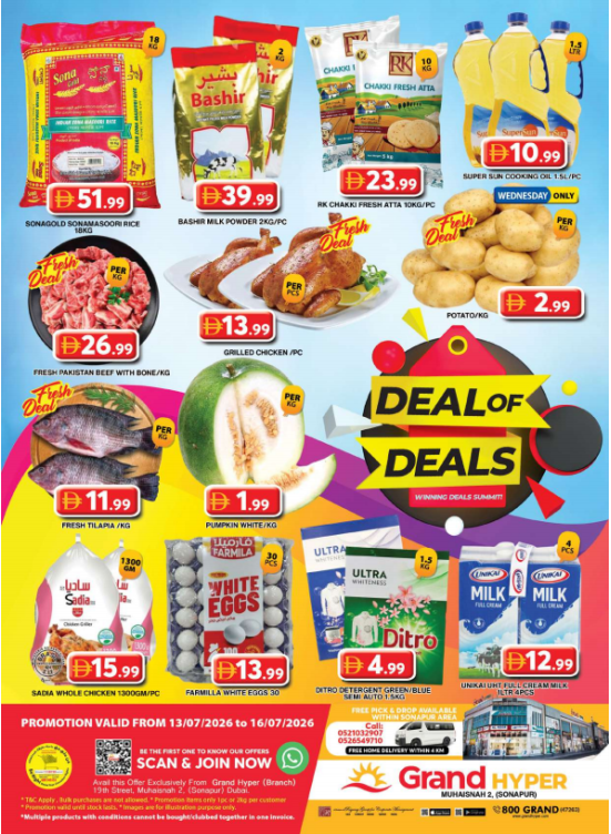 Midweek Deals - Grand Hyper Muhaisnah