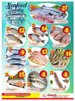 Seafood Sunday - Grand Hypermarket Jebel Ali