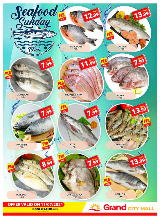 Seafood Sunday - Grand City Mall