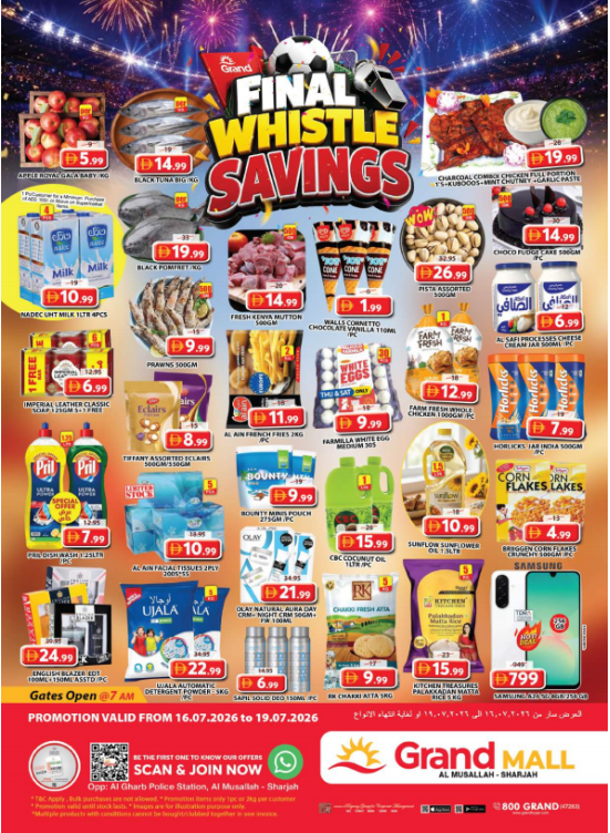 Weekend Deals - Grand Mall Sharjah