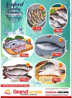 Seafood Sunday - Grand Hyper Muhaisnah