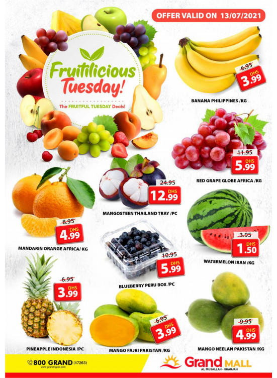 Fruitilicious Tuesday - Grand Mall Sharjah