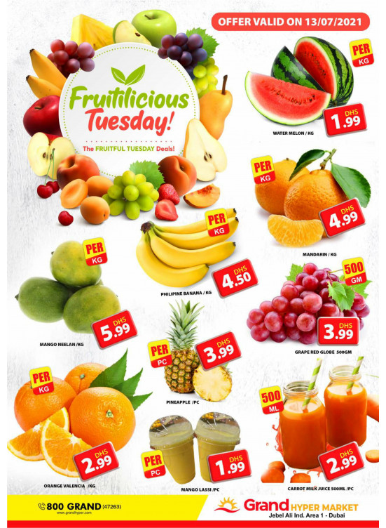 Fruitilicious Tuesday - Grand Hypermarket Jebel Ali