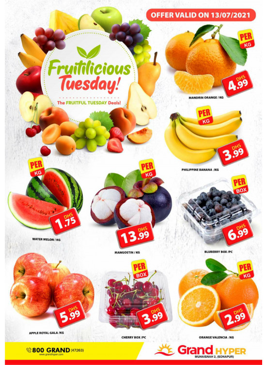 Fruitilicious Tuesday - Grand Hyper Muhaisnah