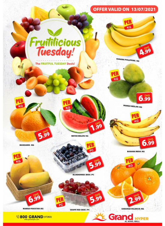 Fruitilicious Tuesday - Grand Hyper Al Khail Mall