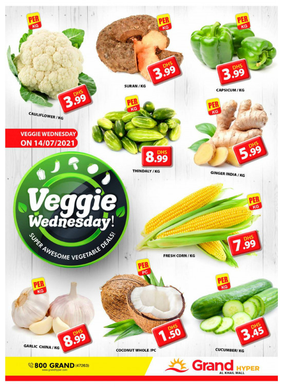 Veggie Wednesday - Grand Hyper Al khail Mall